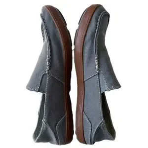 OluKai Puhalu Grey Canvas Slip Ons | 10 MENS OluKai | Shoes | Olukai Puhalu Grey Canvas Slip Ons Mens  main image 2